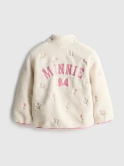 1–9 Jahre | „Disney Minnie Maus“ Borgjacke mit Trichterkragen