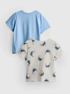 1–9 Jahre | „Disney Stitch“ T-Shirts, 2er-Pack