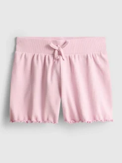 1,5–8 Jahre | Gerippte Shorts mit gekräuseltem Saum