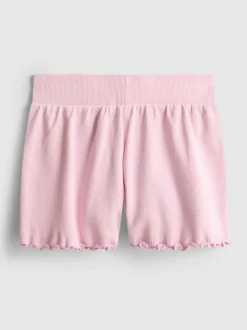 1,5–8 Jahre | Gerippte Shorts mit gekräuseltem Saum