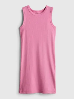 7–15 Jahre | Geripptes, ärmelloses Kleid