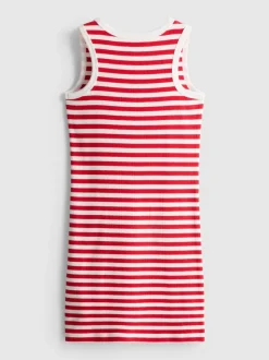 7–15 Jahre | Geripptes, ärmelloses Kleid