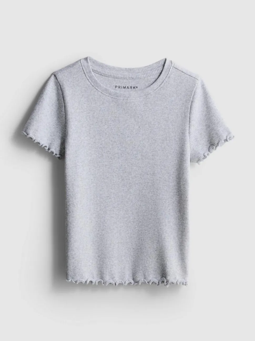 1,5–8 Jahre | Geripptes T-Shirt mit gekräuseltem Saum
