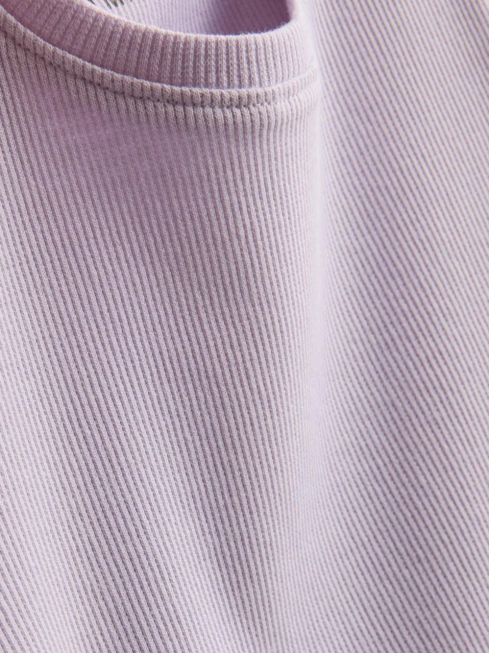 1,5–8 Jahre | Geripptes T-Shirt mit gekräuseltem Saum