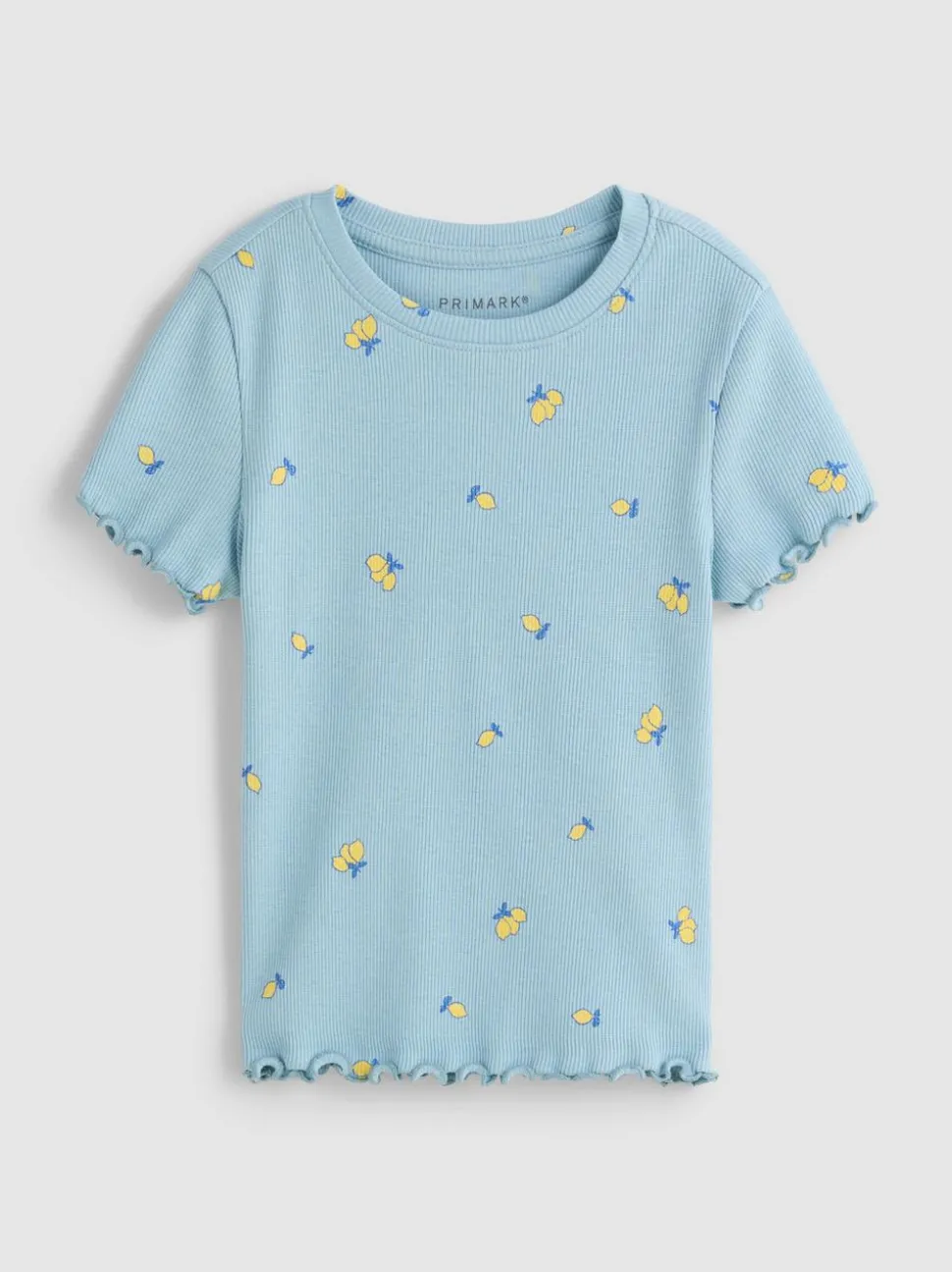 1,5–8 Jahre | Geripptes T-Shirt mit Print und hohem Baumwollanteil