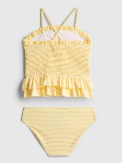 1–9 Jahre | Gesmokter Tankini mit Rüschen