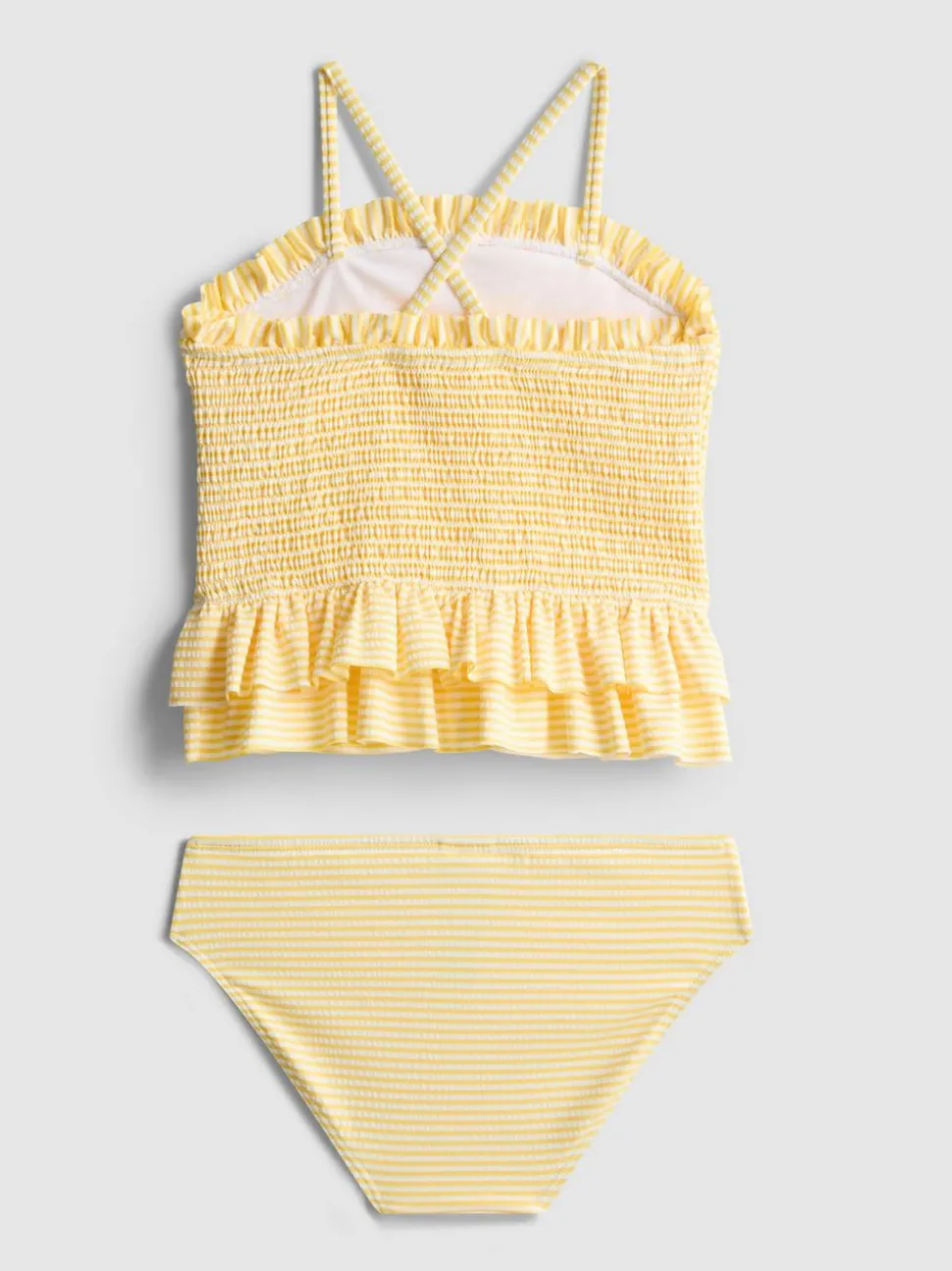 1–9 Jahre | Gesmokter Tankini mit Rüschen