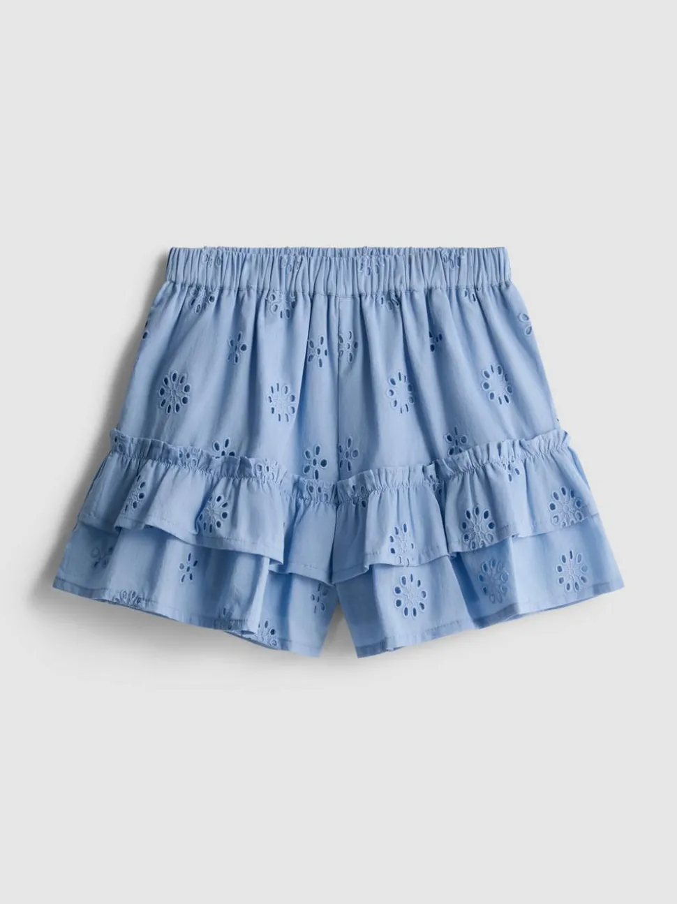 1,5–8 Jahre | Gestufte Shorts mit Lochstickerei