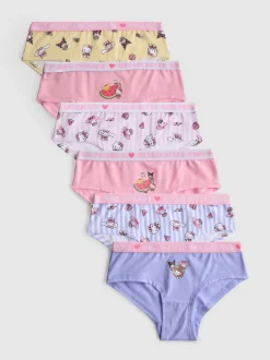 3–15 Jahre | „Hello Kitty and Friends“ Hipster-Slips, 6er-Pack