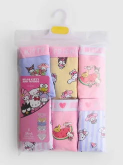 3–15 Jahre | „Hello Kitty and Friends“ Hipster-Slips, 6er-Pack