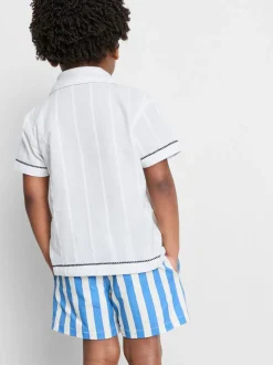 1,5–7 Jahre | Hemd mit Fischstickerei