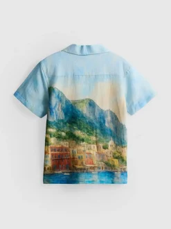 7–15 Jahre | Hemd mit malerischem Print