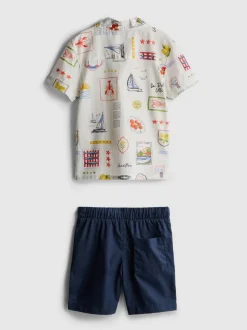 1,5–9 Jahre | Hemd und Shorts mit Print
