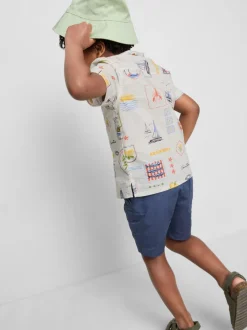 1,5–9 Jahre | Hemd und Shorts mit Print