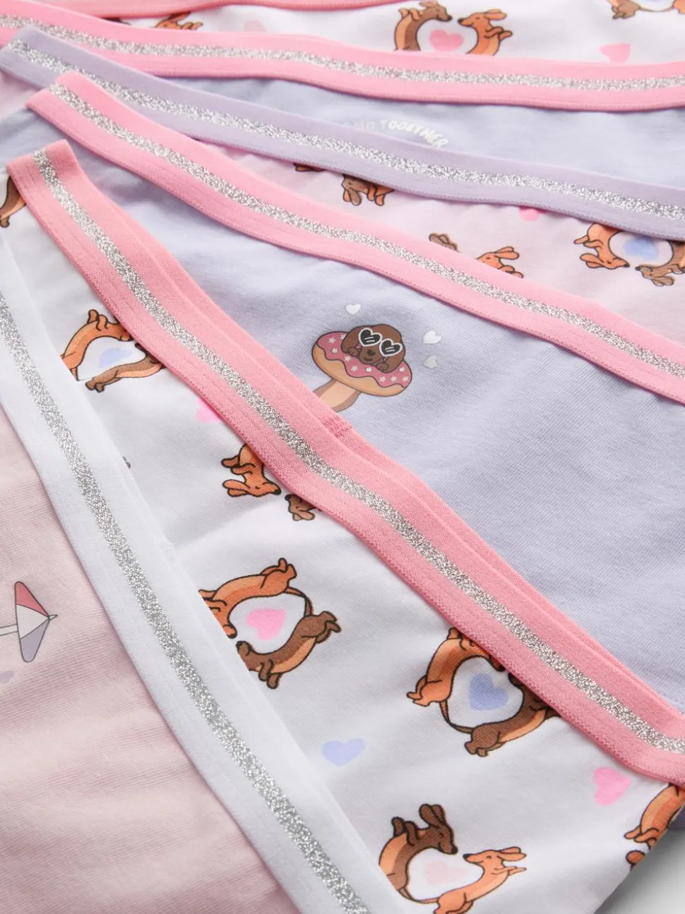 2–15 Jahre | Hipster mit Dackel-Grafiken, 6er-Pack