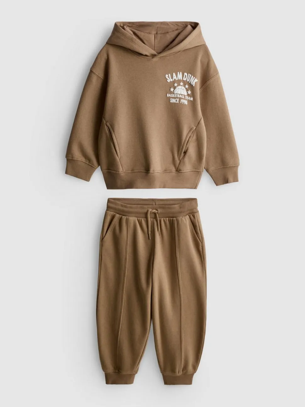 1–9 Jahre | Hoodie und Jogginghose mit Basketball-Grafik