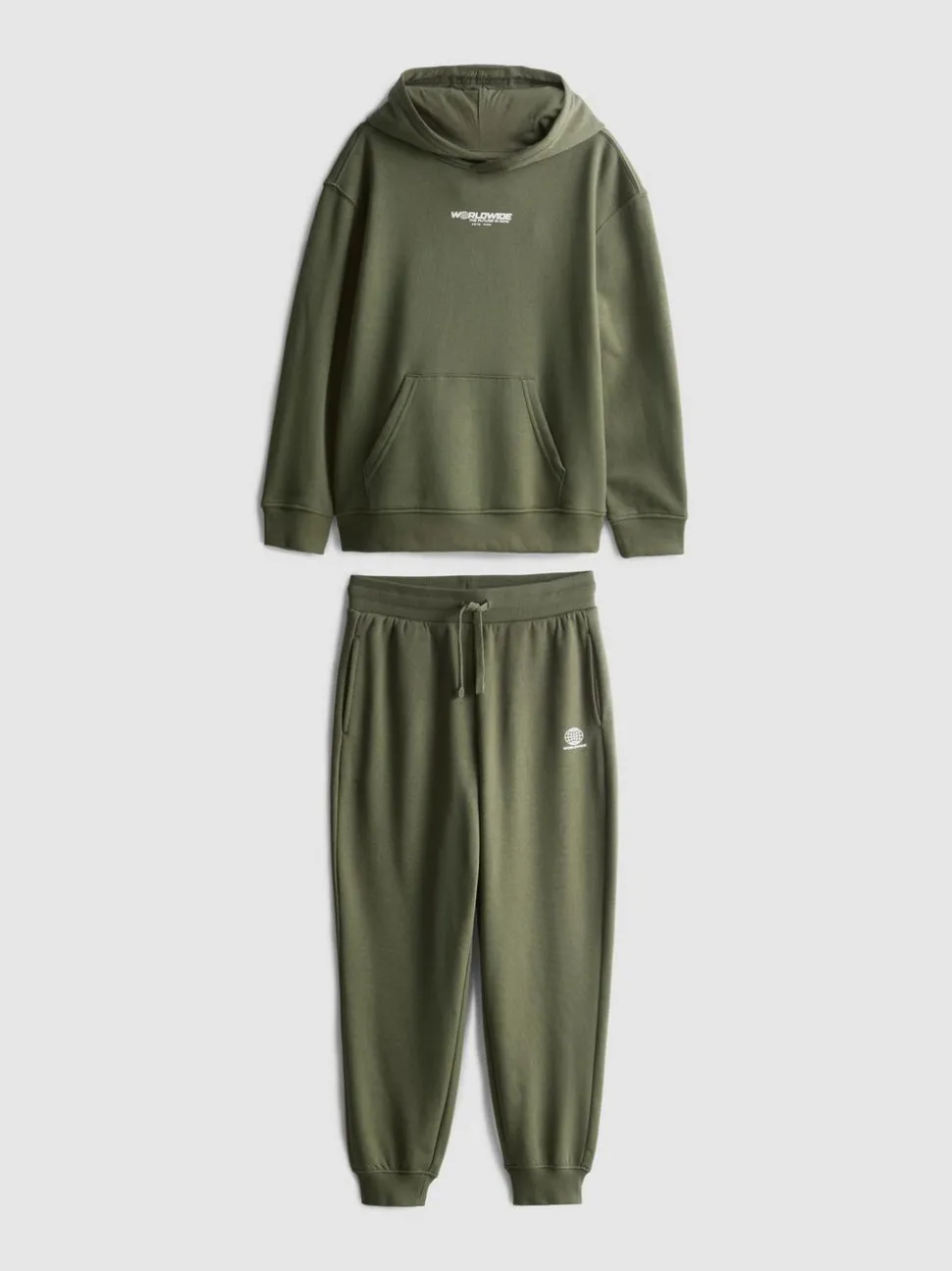 7–15 Jahre | Hoodie und Jogginghose mit Bündchen im Set