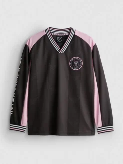 7–15 Jahre | „Inter Miami CF“ T-Shirt mit V-Ausschnitt