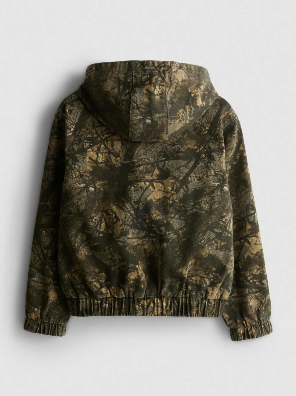7–15 Jahre | Jeansjacke aus reiner Baumwolle mit Reißverschluss und Print