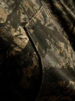 7–15 Jahre | Jeansjacke aus reiner Baumwolle mit Reißverschluss und Print
