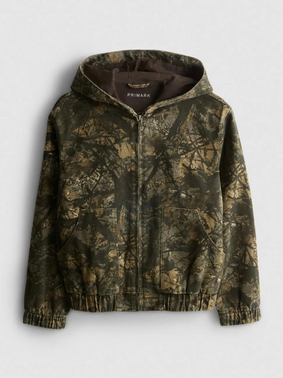 7–15 Jahre | Jeansjacke aus reiner Baumwolle mit Reißverschluss und Print