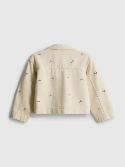 1,5–8 Jahre | Jeansjacke mit Blumenstickerei