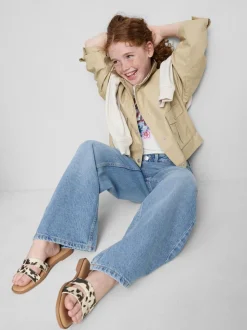 7–15 Jahre | Jeans mit weitem Bein
