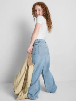 7–15 Jahre | Jeans mit weitem Bein