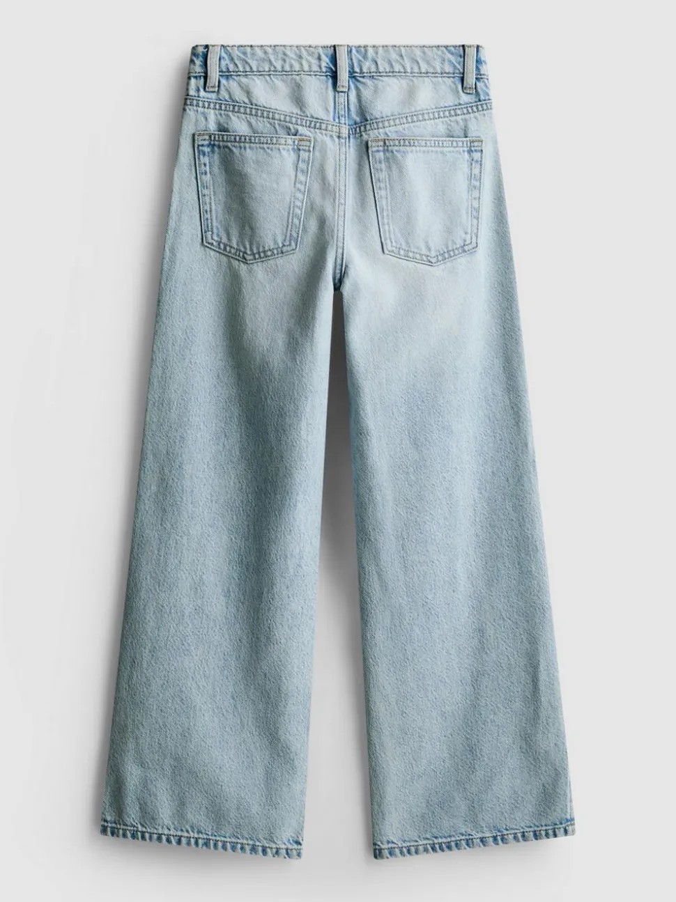7–15 Jahre | Jeans mit weitem Bein und Schlitz am Saum