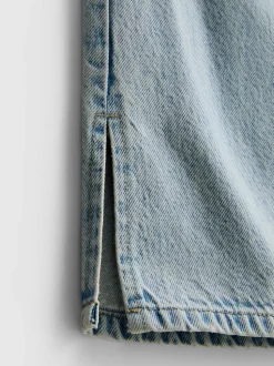 7–15 Jahre | Jeans mit weitem Bein und Schlitz am Saum