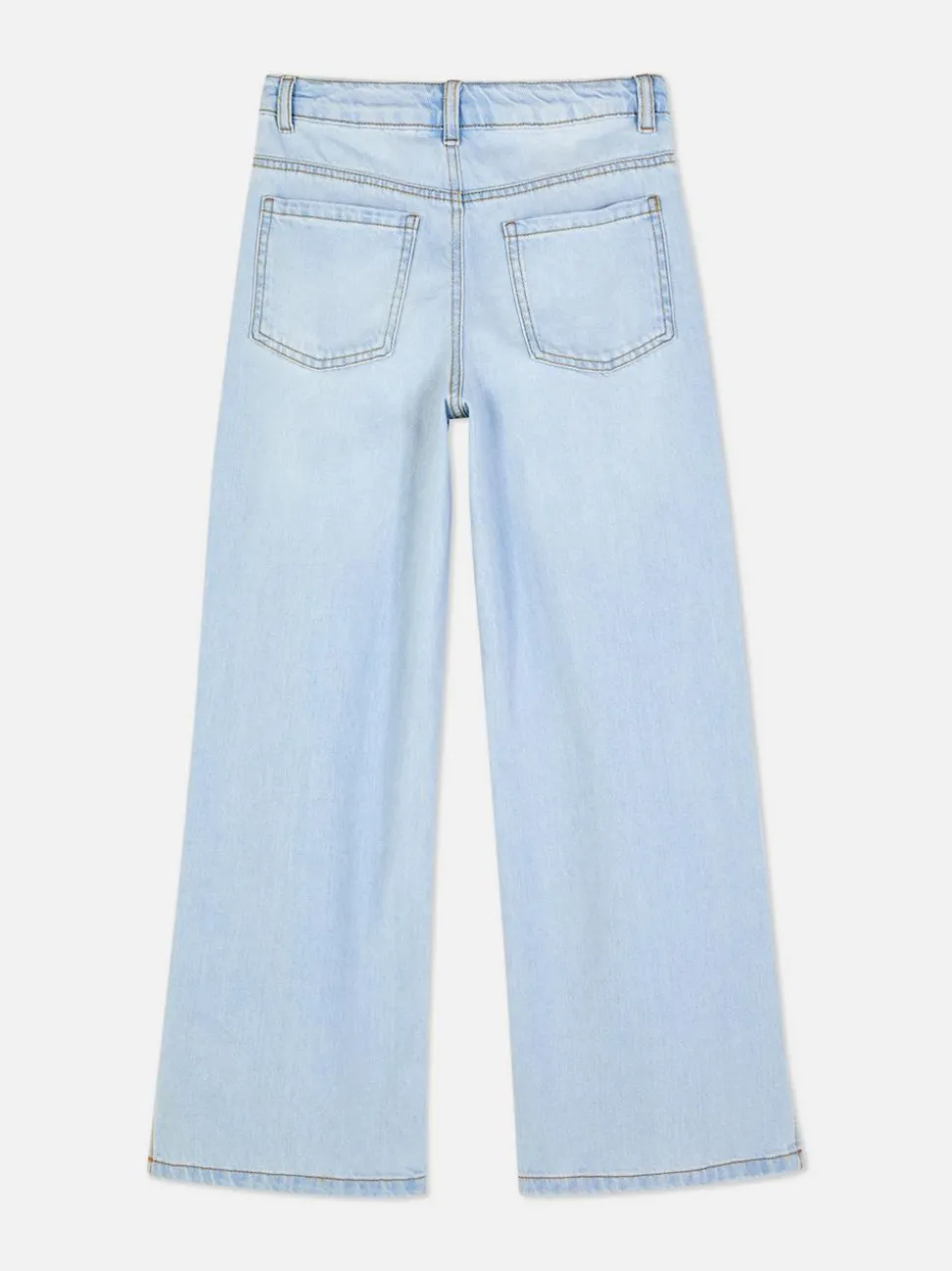 7–15 Jahre | Jeans mit weitem Bein und Schlitz am Saum