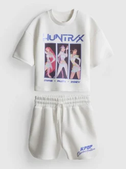 5–15 Jahre | „KPop Demon Hunters“ Shorts und T-Shirt im Set