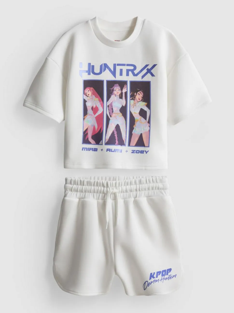 5–15 Jahre | „KPop Demon Hunters“ Shorts und T-Shirt im Set