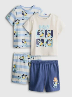 1,5–10 Jahre | Kurzer „Bluey“ Schlafanzug, 2er-Pack
