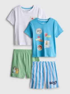 1,5–10 Jahre | Kurzer „Bluey“ Schlafanzug, 2er-Pack