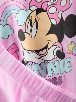1,5–8 Jahre | Kurzer „Disney Minnie Maus Daisy Duck“ Schlafanzug, 2er-Pack