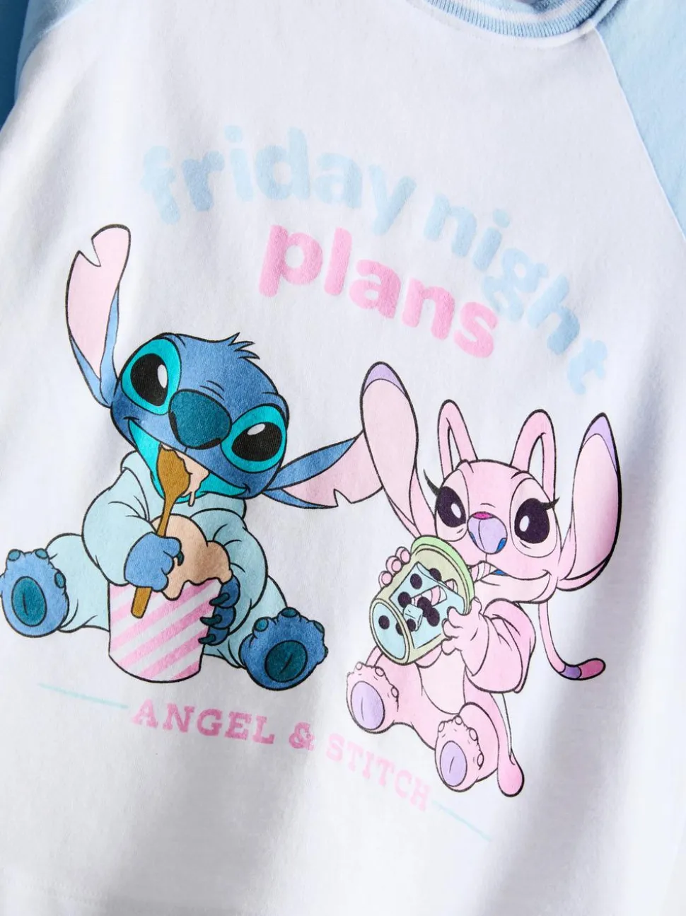 5–15 Jahre | Kurzer „Disney Stitch“ Schlafanzug mit geradem Top