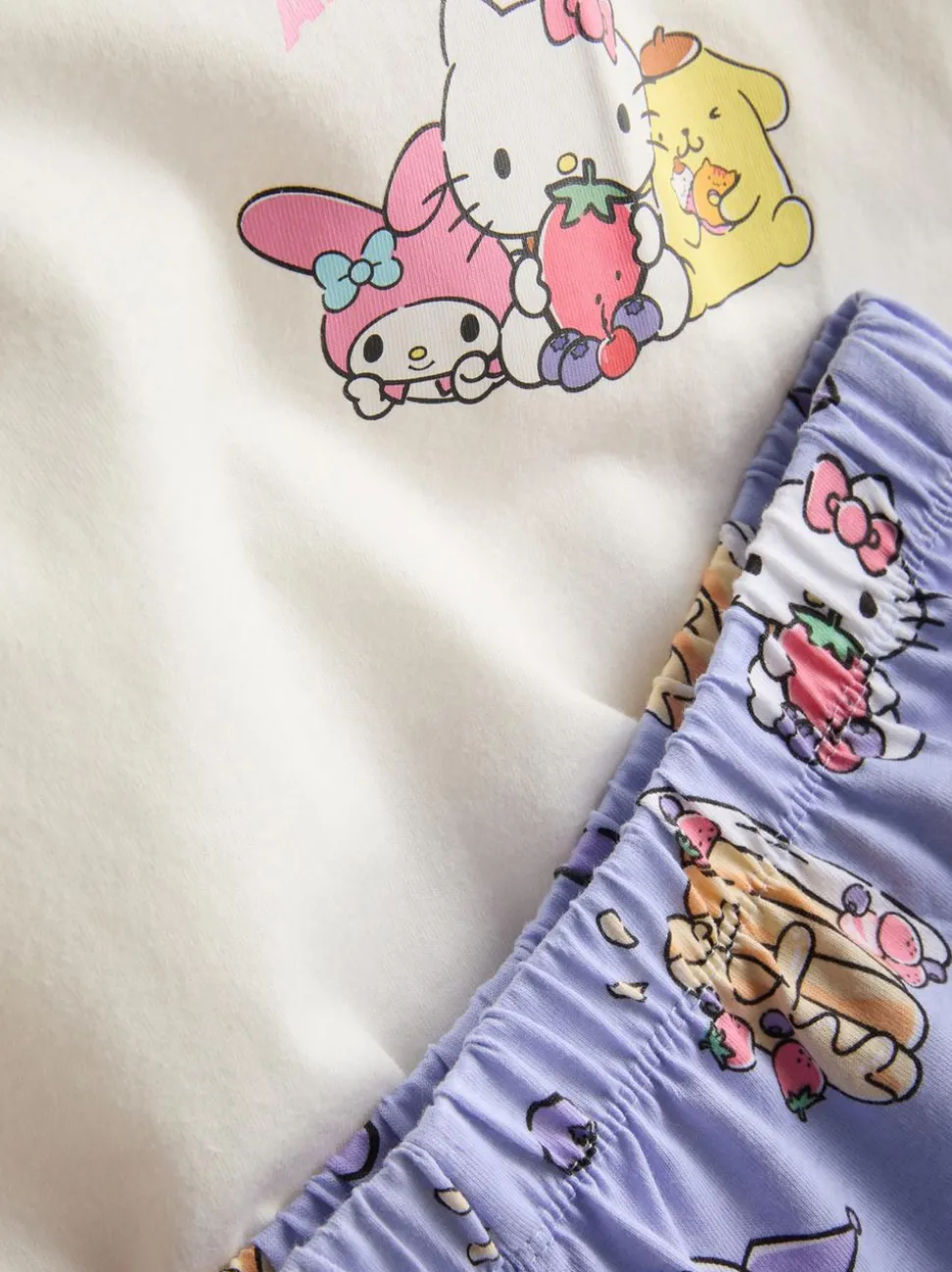 5–15 Jahre | Kurzer „Hello Kitty and Friends“ Schlafanzug, 2er-Pack