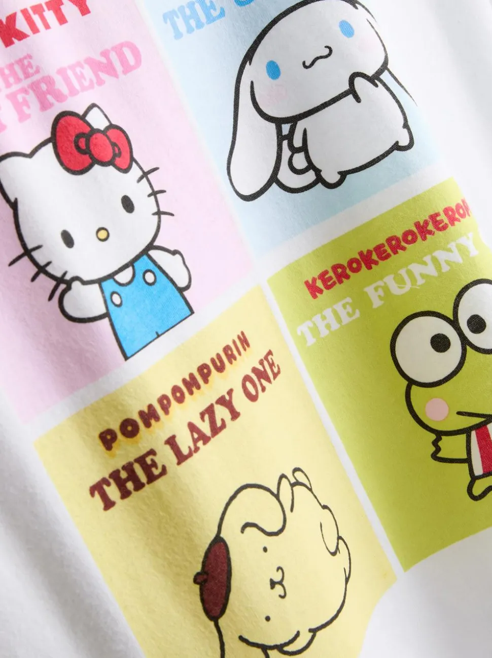 5–15 Jahre | Kurzer „Hello Kitty and Friends“ Schlafanzug mit geradem Top
