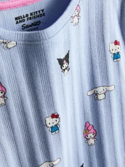 5–15 Jahre | Kurzer „Hello Kitty and Friends“ Pointelle-Schlafanzug