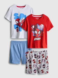 1,5–8 Jahre | Kurzer „Marvel Spidey“ Schlafanzug, 2er-Pack