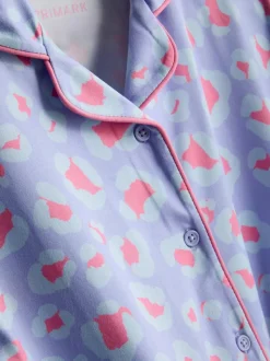7–15 Jahre | Kurzer Schlafanzug mit Animalprint