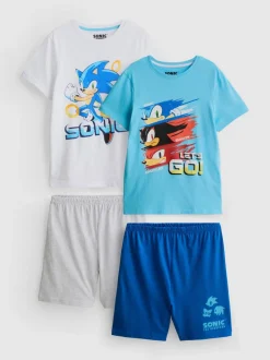 7–15 Jahre | Kurzer „Sonic the Hedgehog“ Schlafanzug