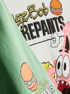 7–15 Jahre | Kurzer „SpongeBob Schwammkopf“ Schlafanzug, 2er-Pack