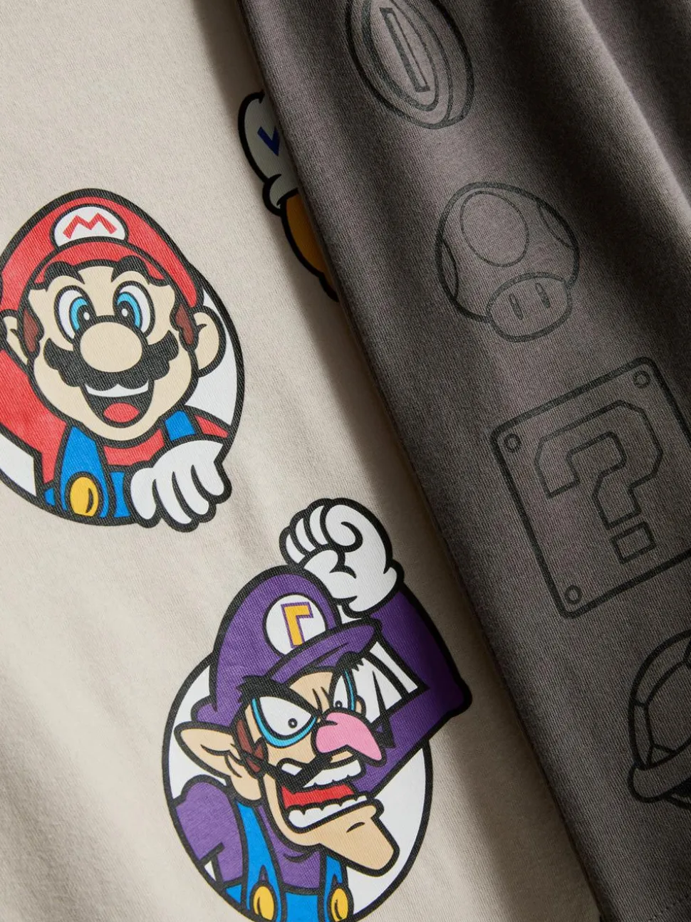 5–15 Jahre | Kurzer „Super Mario World“ Schlafanzug
