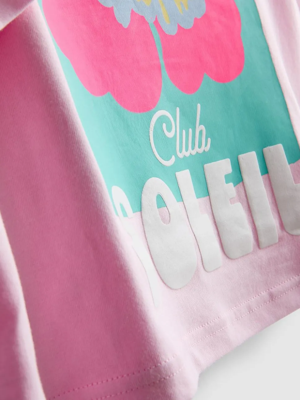 7–15 Jahre | Kurze Schlafanzüge aus reiner Baumwolle mit Hibiskusblüten-Muster, 2er-Pack