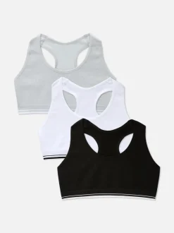 7–15 Jahre | Kurze Tops mit Racerback, 3er-Pack