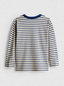 1–9 Jahre | Langarmshirt aus reiner Baumwolle mit Streifen