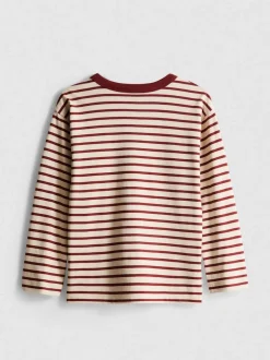 1–9 Jahre | Langarmshirt aus reiner Baumwolle mit Streifen