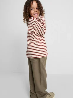 1–9 Jahre | Langarmshirt aus reiner Baumwolle mit Streifen